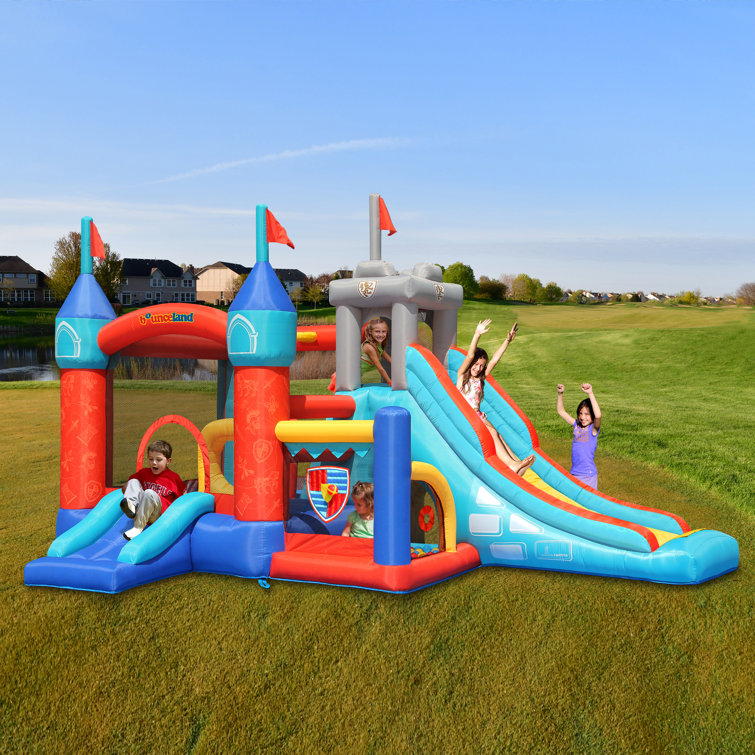 Bounceland Medieval Bounce Castle Bounce House With Ball Pit & Reviews